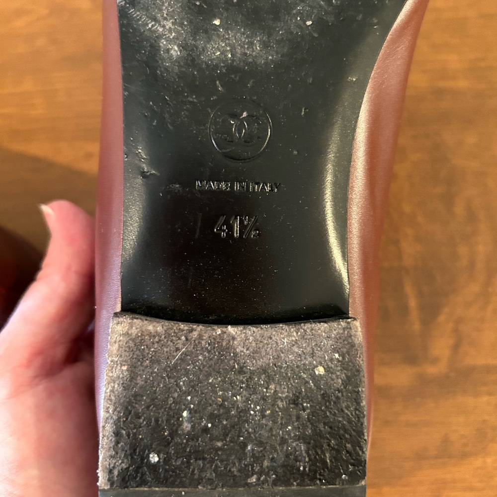 Chanel Chocolate Brown Ballet Flats - Picture 6 of 7